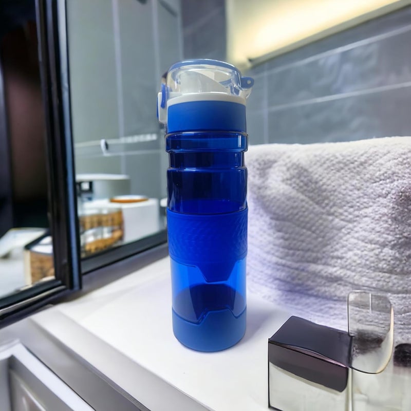 Stylbase Plastic Water Bottle 600 ml Kids For Boys Girls Picnic Sipper School Office Travelling Sports Leak Proof Water Bottle Easy to Carry (Blue) - Image 5
