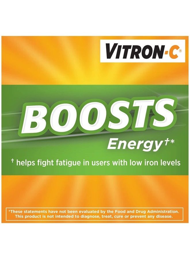 Vitron-C Iron Supplement - 125 mg / 65 mg Strength - Coated Tablet - 60 per Bottle-McK  - Image 2