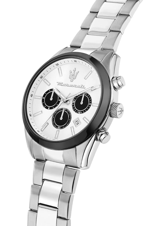 Maserati Attrazione Men Watch Multifunction Quartz R8853151004 Silver 43Mm Bracelet Silver 43Mm Bracelet - Image 5