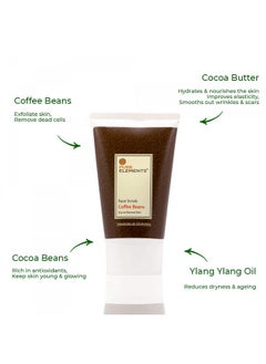 Pure Elements Coffee Beans Face Scrub No Sls, Paraben - 100 Gm  - Image 4