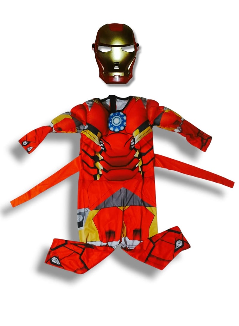 Iron Superhero Costume Set, Muscle Costume, Child Costume - Image 1