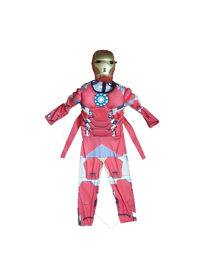 Iron Superhero Costume Set, Muscle Costume, Child Costume - Image 3