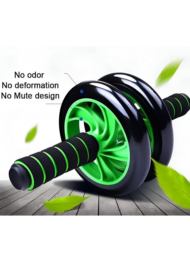 Abdominal Fitness Wheel - Explore new ways to strengthen your core with this innovative exercise wheel, designed for home use, featuring knee support mat and noise-free function for smooth workouts.