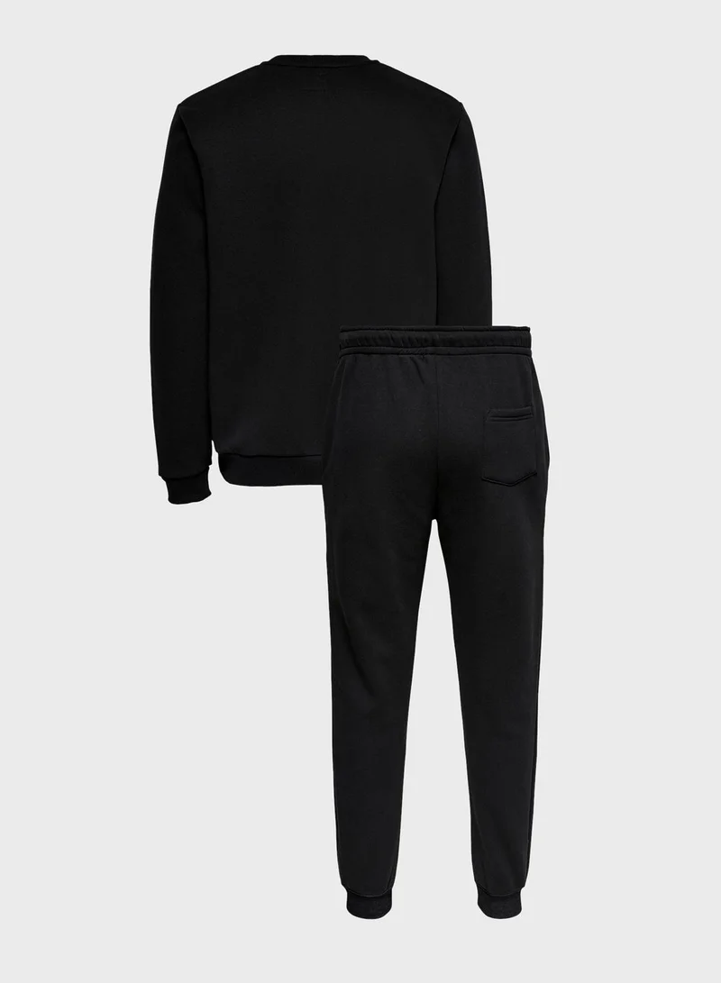 Only & Sons Onsceres Pant & Sweat Set