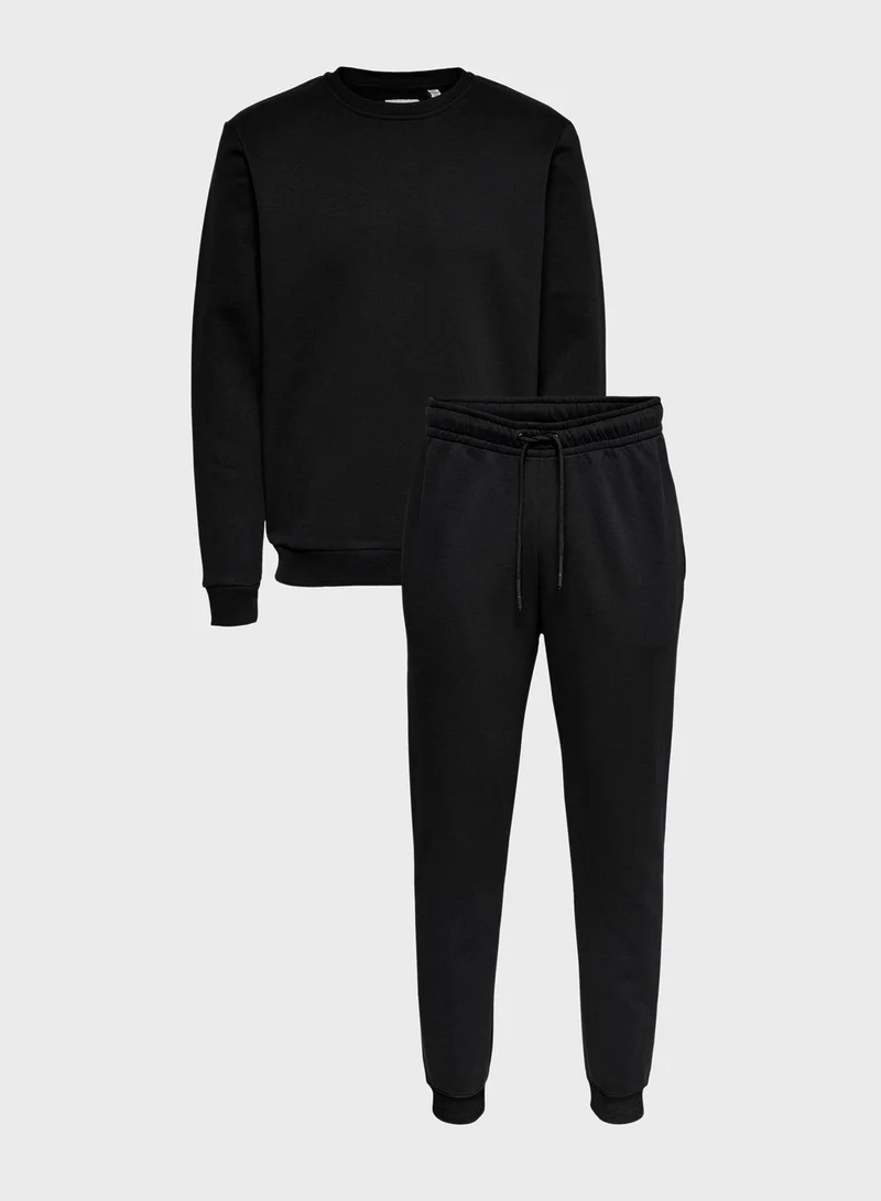 Only & Sons Onsceres Pant & Sweat Set