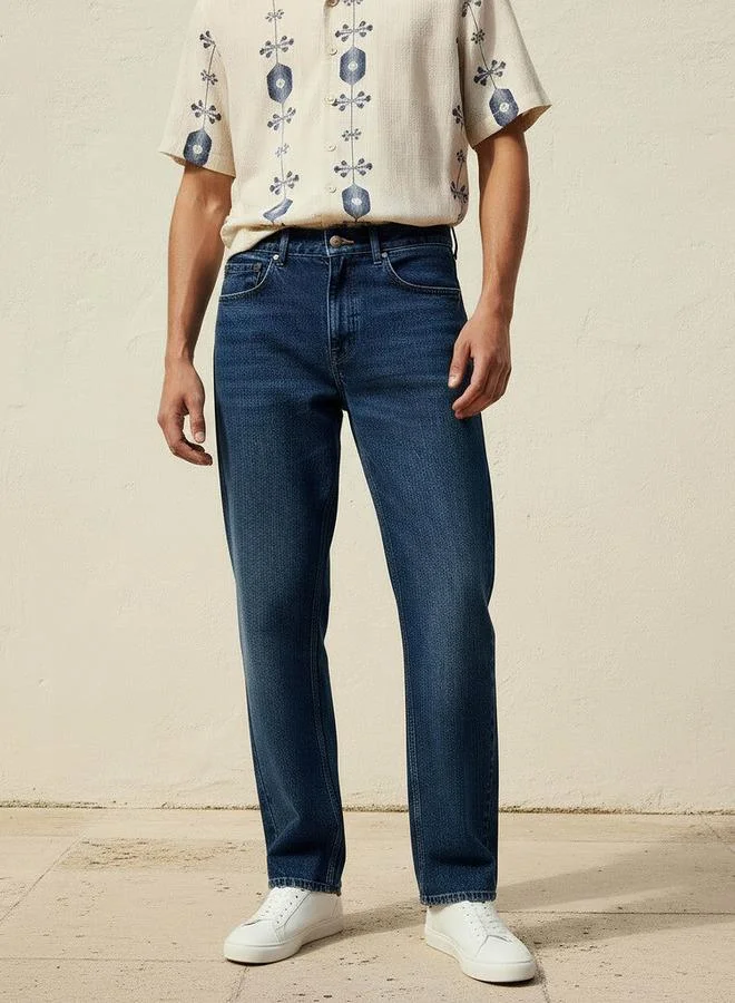 Lee Cooper Men Straight Fit Mid Rise Jeans