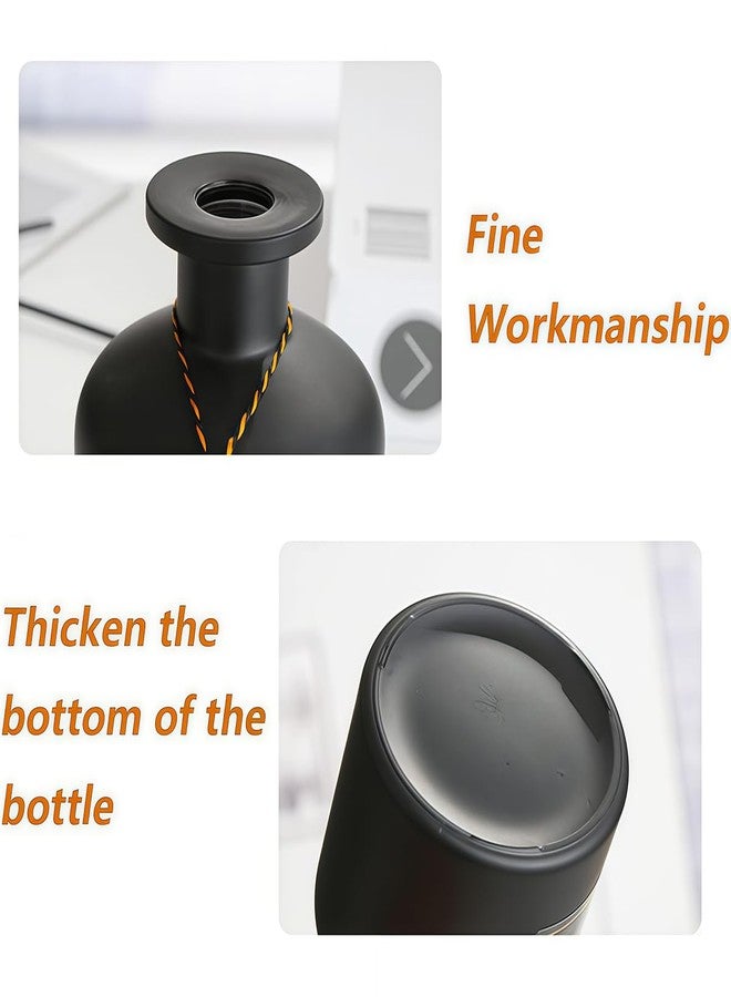 إريكوتري عبوة زجاجية قابلة لإعادة التعبئة سعة 150 مل/5 أونصة من إيريكوتري، وعاء فارغ للزيوت العطرية، مثالية لصنع أعواد ناشر الزيوت العطرية بنفسك، لتزيين الحرف اليدوية، موزع الزيوت العطرية (أسود) - Image 3