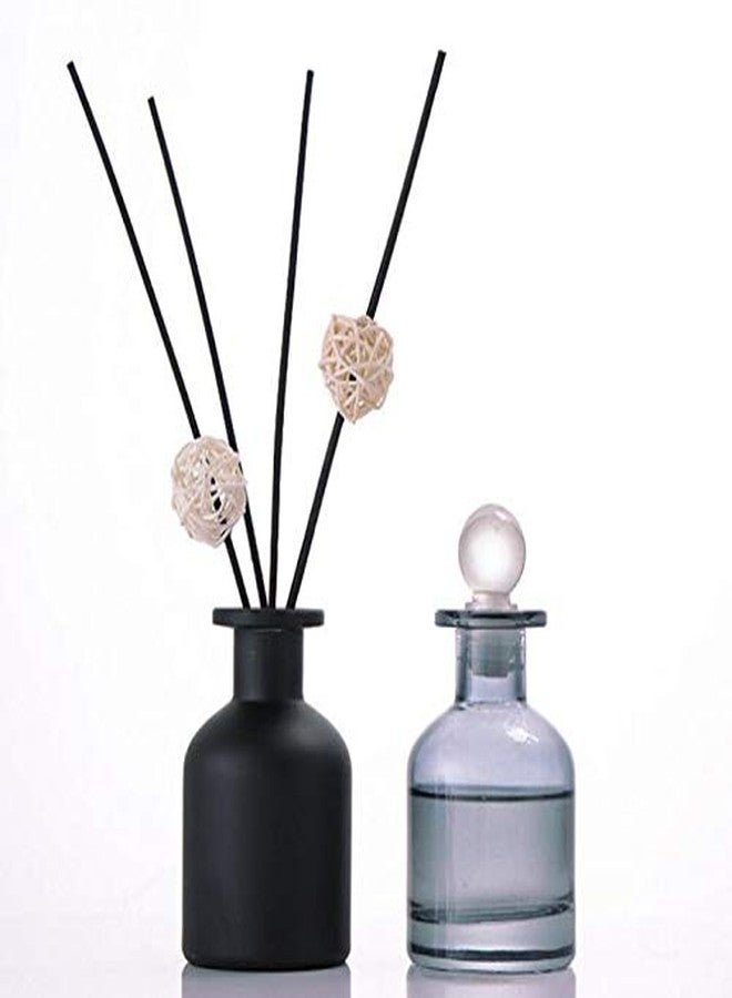 إريكوتري عبوة زجاجية قابلة لإعادة التعبئة سعة 150 مل/5 أونصة من إيريكوتري، وعاء فارغ للزيوت العطرية، مثالية لصنع أعواد ناشر الزيوت العطرية بنفسك، لتزيين الحرف اليدوية، موزع الزيوت العطرية (أسود) - Image 5