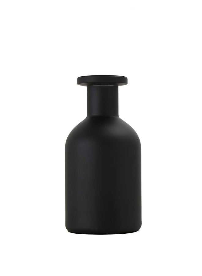 إريكوتري عبوة زجاجية قابلة لإعادة التعبئة سعة 150 مل/5 أونصة من إيريكوتري، وعاء فارغ للزيوت العطرية، مثالية لصنع أعواد ناشر الزيوت العطرية بنفسك، لتزيين الحرف اليدوية، موزع الزيوت العطرية (أسود) - Image 1