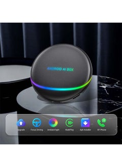 CarPlay AI Box Pro, Android 12 Multimedia Box with YouTube/Netflix Compatible with Wireless CarPlay and Android Auto, 8 Core Processor 8+128G Support HDMI Output, SIM Card & TF Card
