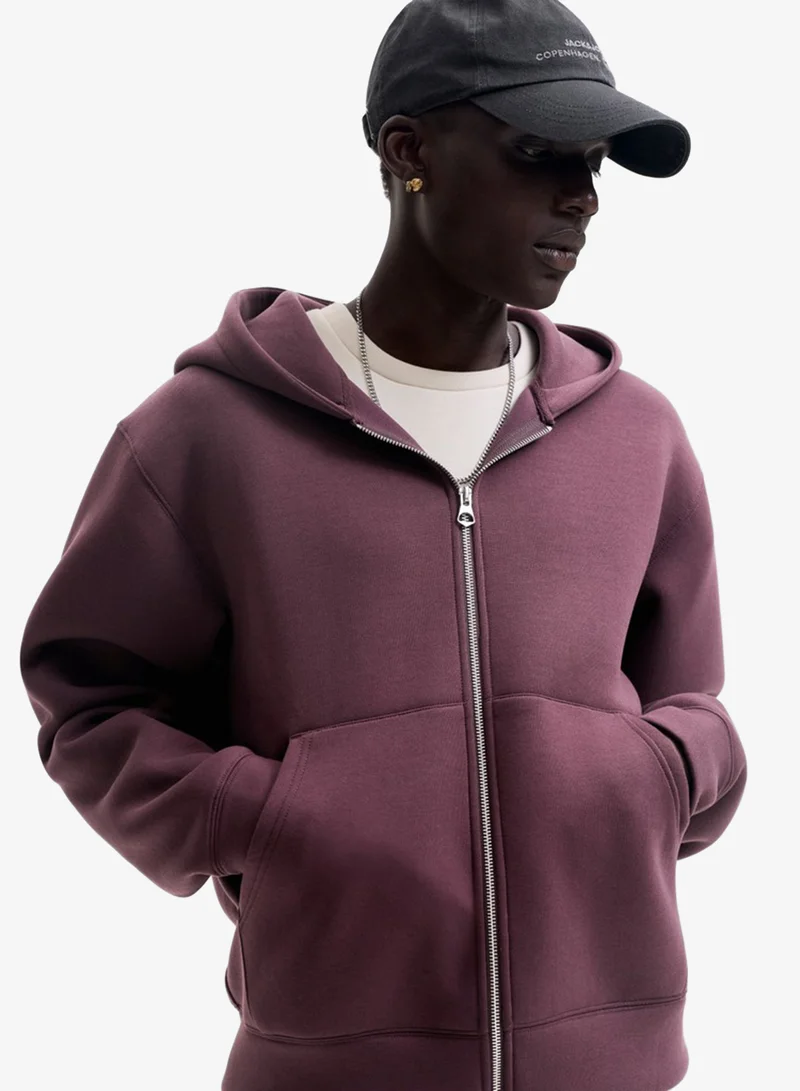 JACK & JONES  Scuba Zip Through Hoodie for Men | Best Price UAE