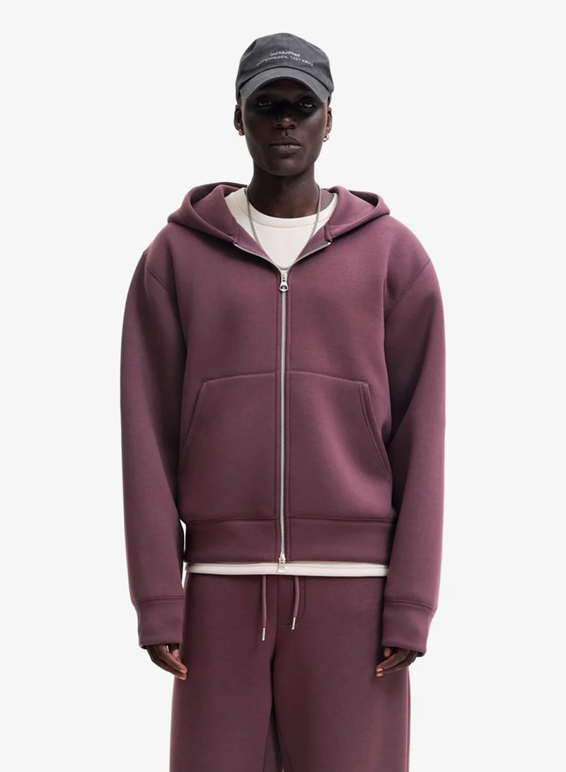 Casual Zip Through Hoodie