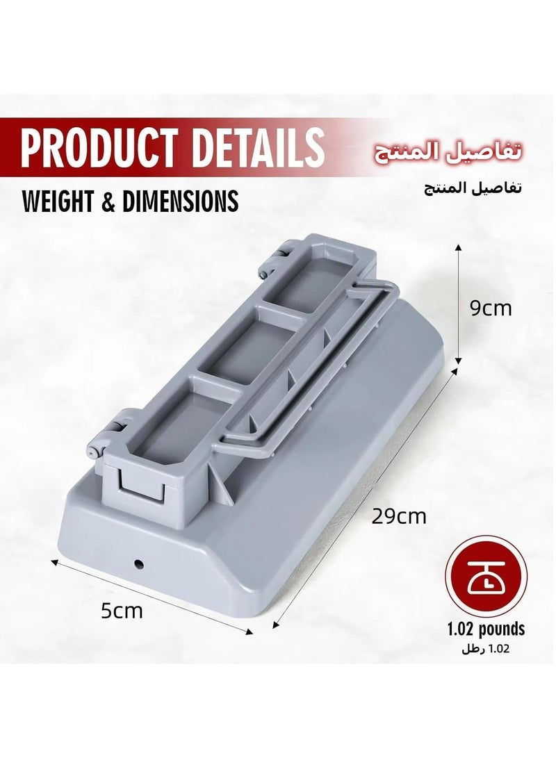 YQbest Kebab Maker Press, Plastic Kebab Press, Manual Kabob Maker, Turkish Kebab Skewers Maker, Portable Easy to Use, CLean Grilling Essentials  - Image 2