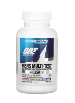 GAT SPORT Men's Multivitamin + Testosterone Booster 60 Tablets  - Image 2
