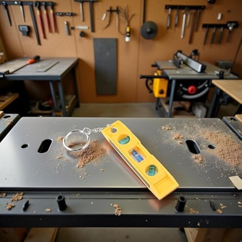 مستوى مغناطيسي، مسطرة افقية دقيقة بـ3 مستويات فقاعات، اداة قياس افقية مع سلسلة مفاتيح لاداة النجارة، ادوات قياس المستوى بالليزر والتخطيط - Image 4