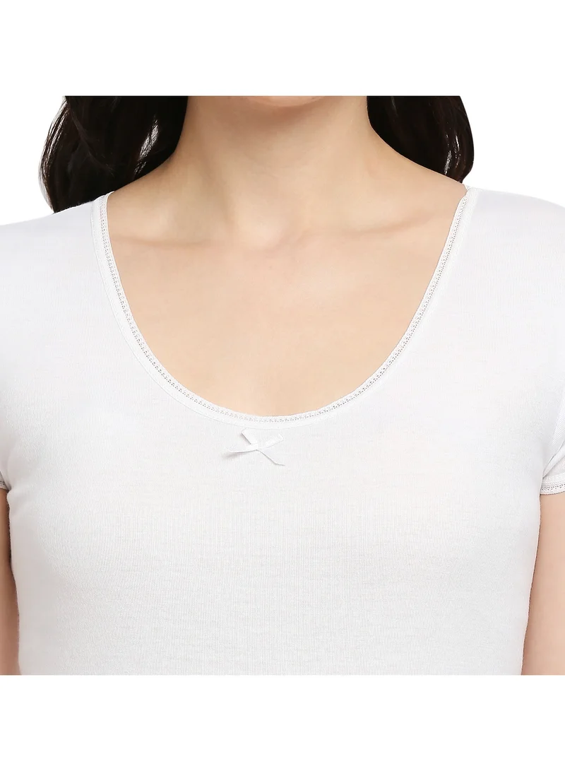 BYC WOMEN'S COTTON UNDERSHIRT (PACK OF 3) - WHITE