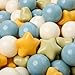 TRENDPLAY Star Ball Pit Balls 50 for Toddlers YellowBall Pit Ball Shapes for Boys Girls Fun Birthday Party Christmas Decoration Cream Colors Mix Yellow Blue Green - Image 2