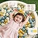 TRENDPLAY Star Ball Pit Balls 50 for Toddlers YellowBall Pit Ball Shapes for Boys Girls Fun Birthday Party Christmas Decoration Cream Colors Mix Yellow Blue Green - Image 4