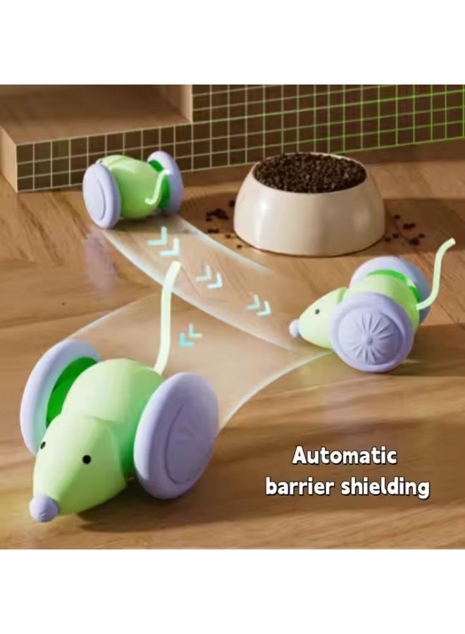 🐭 لعبة ماوس تفاعلية قابلة للشحن – تتحرك تلقائيًا مع أضواء LED للقطط - Image 5