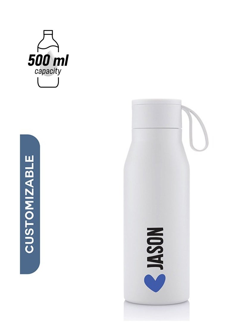 Personalised Name Stainless Water Drinking Bottle