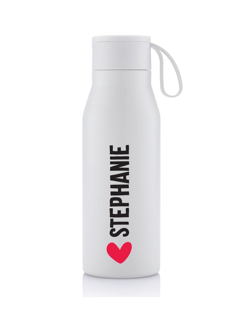 Personalised Name Stainless Water Drinking Bottle