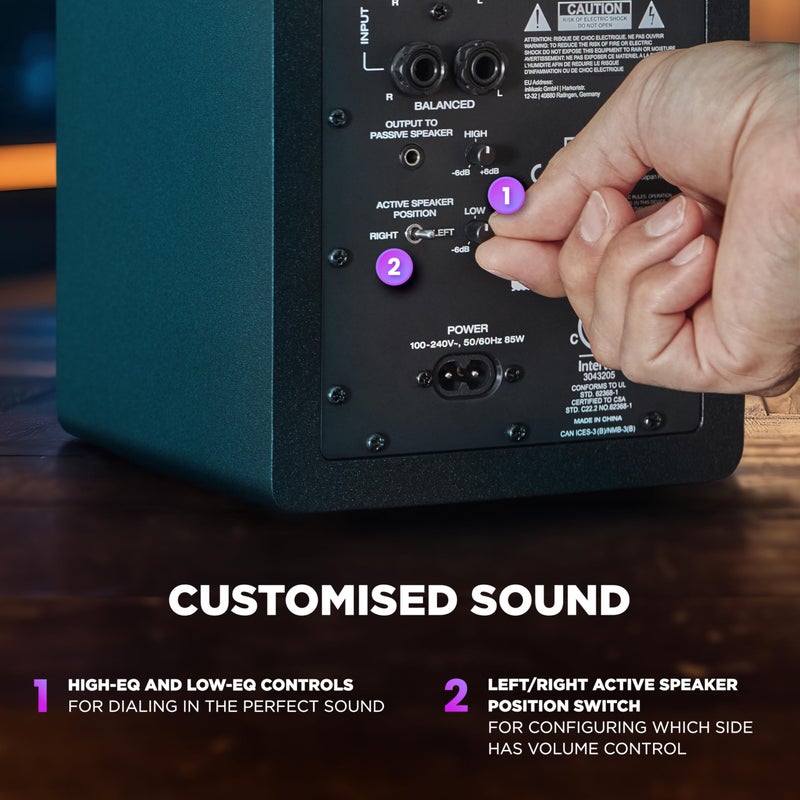 M-AUDIO BX4 4.5" Wired Studio Monitors Pair - Image 4