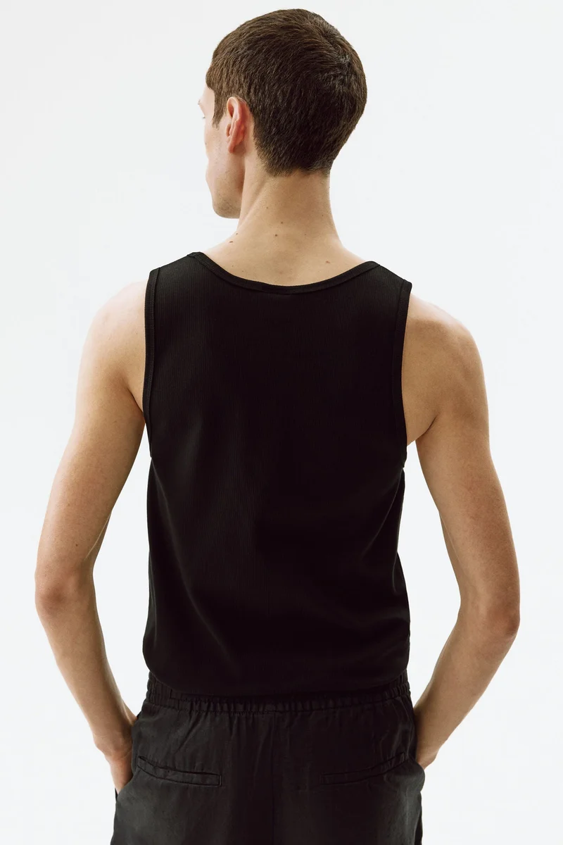 H&M Slim Fit Ribbed vest top
