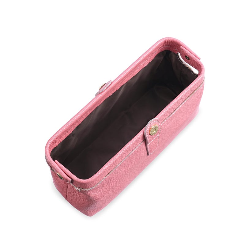 shuainiu Travel leather makeup bag, waterproof mini makeup box, small travel storage bag - Image 3