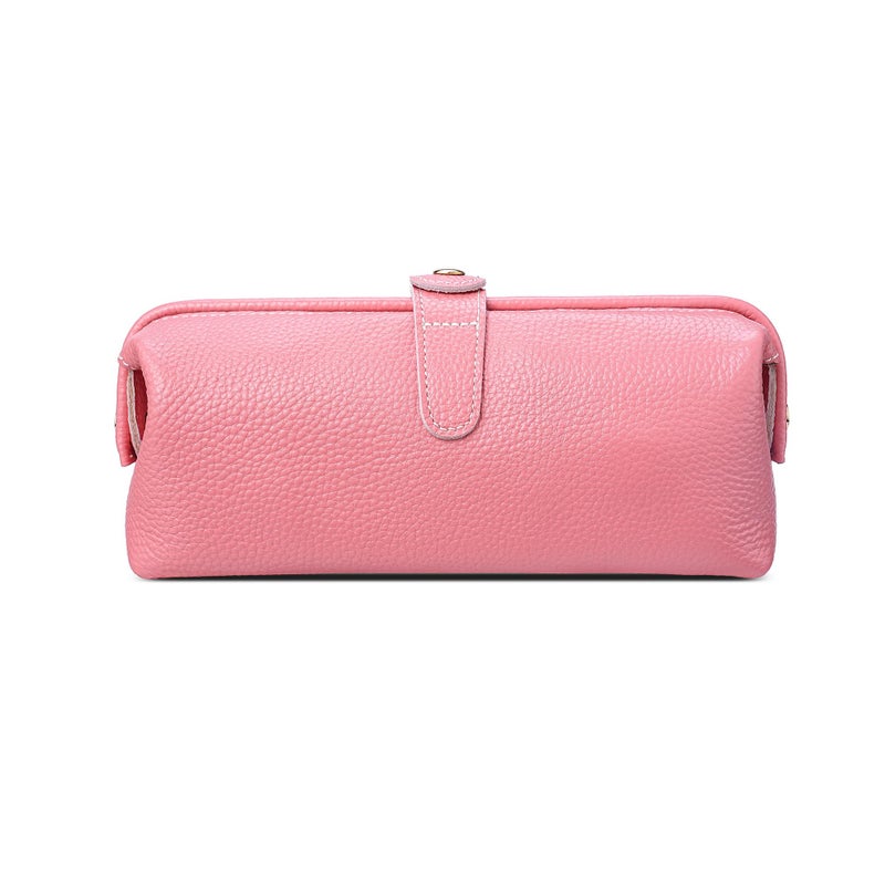 shuainiu Travel leather makeup bag, waterproof mini makeup box, small travel storage bag - Image 1