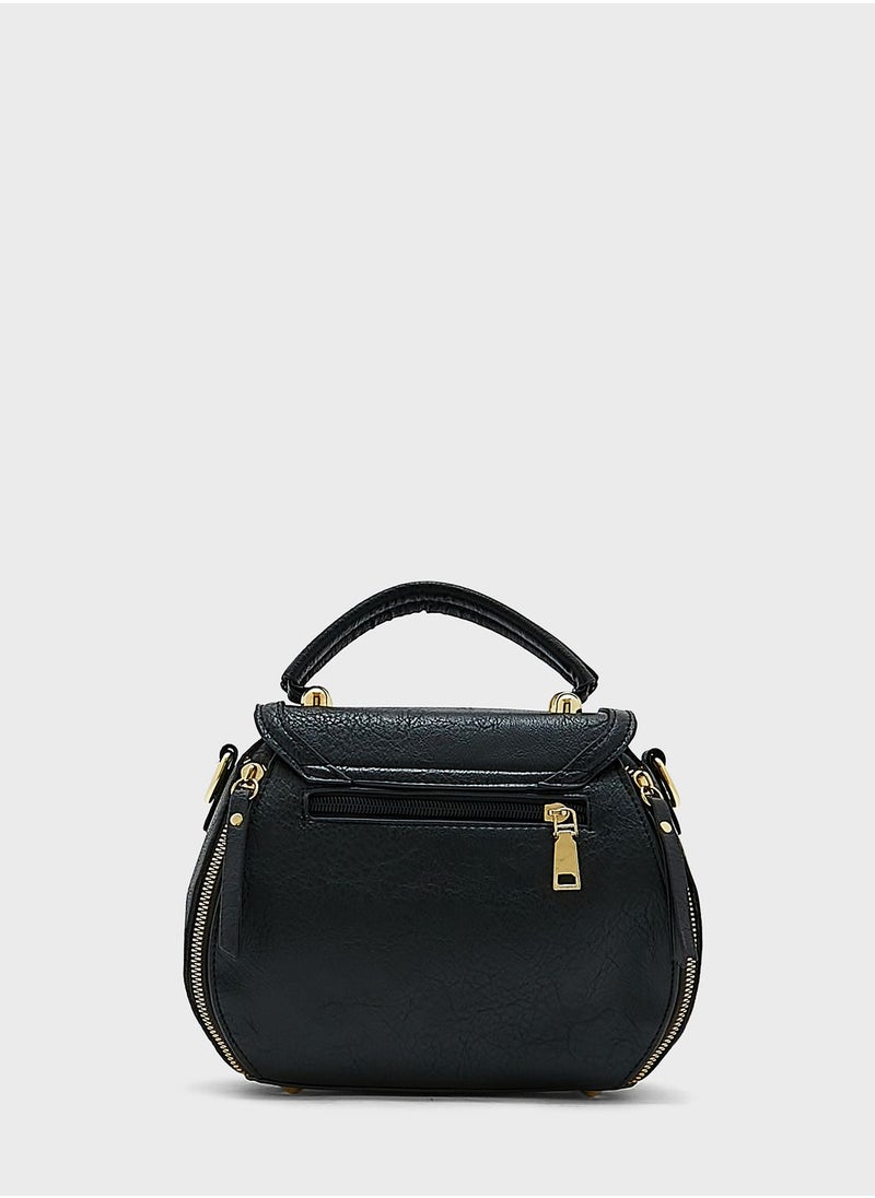 ELLA - Circular Satchel Handbag - Image 1