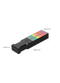 Generic جهاز اختبار الإشعاع، جهاز محمول لقياس المجال الكهرومغناطيسي EMF Gauss، جهاز مراقبة المجال المغناطيسي EMF المحمول، كاشف كهرومغناطيسي كهربائي بيئي منزلي، 9 مصابيح LED لقياس المجال المغناطيسي  - Image 2