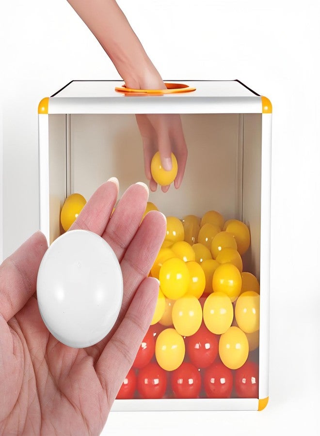 MUCKLILY 30pcs Openable Balls, 1.57 Inch Reusable Raffle Balls, Empty White PVC Balls for Party, Event, and Game Decor - Image 5