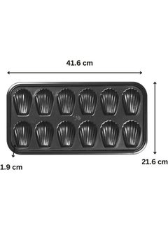 Tala Tala Performance Eclipse Non-Stick 12 cup Madeleine Pan  - Image 3