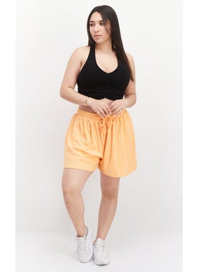 BCBGeneration Women Regular Fit Basic Shorts, Orange  - Image 4