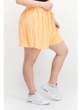 BCBGeneration Women Regular Fit Basic Shorts, Orange  - Image 2