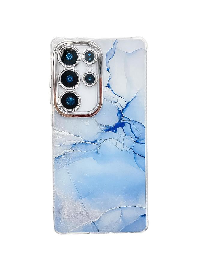 اس-توب جراب لهاتف Samsung Galaxy S24 Ultra 5G، جراب هاتف مطلي بالكهرباء من الرخام - Image 1