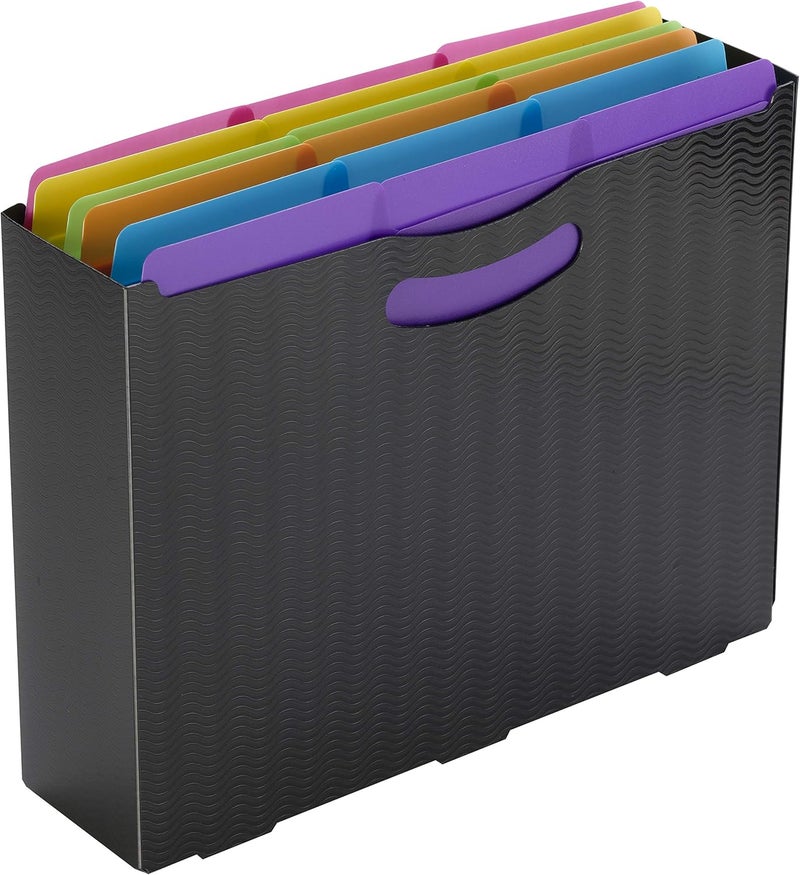 Smead SuperTab Poly Plastic File Folders for Documents Set of 18 Plastic Folders 13Cut Tabs File Folders Letter Size Assorted Bright Colors Office Supplies School Supplies 10515 - Image 5