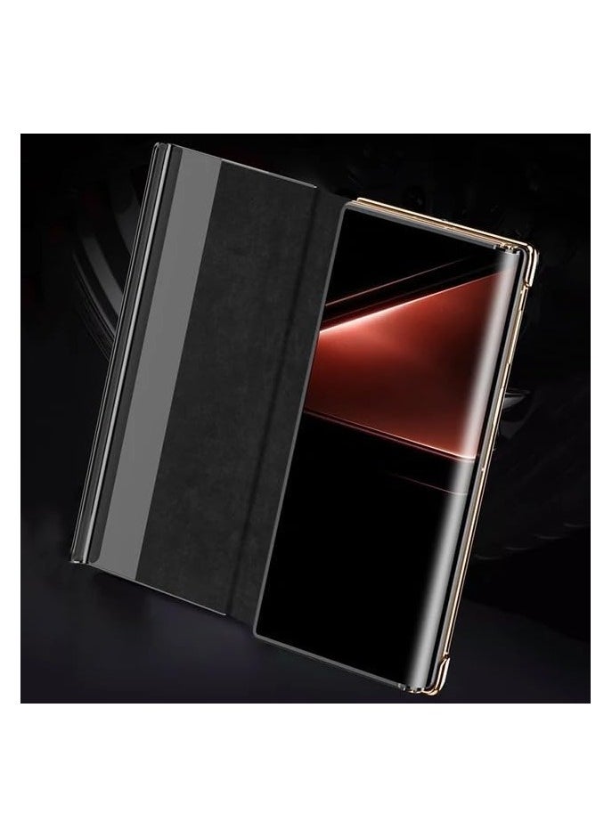 OCTOBER - Leather case for Huawei Mate XT 【with hidden stand】 【Smart window】 【Automatic wake up/Sleep】 Huawei Mate XT seismic fall cover - Image 1