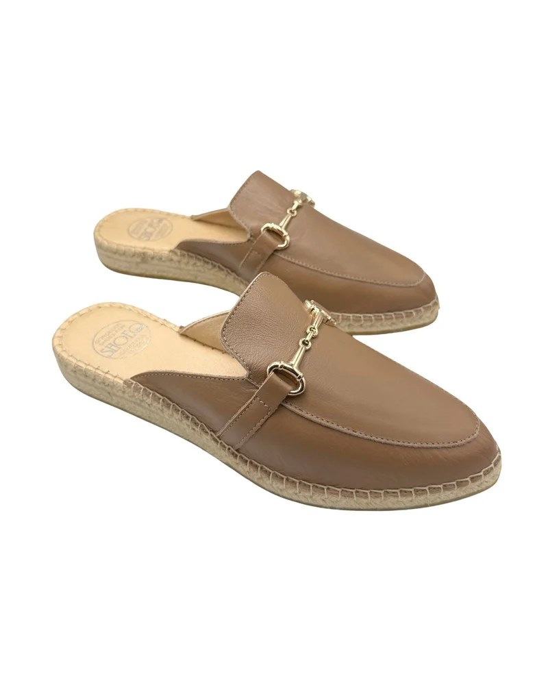 SHOEQ Mocha Espadrille Mule for Women | Best Price UAE
