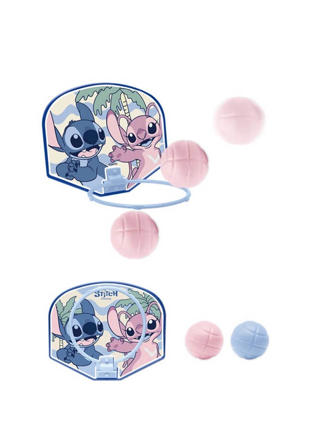 Disney حلقة كرة السلة الداخلية الصغيرة للأطفال من ستش للأطفال الأولاد والبنات من عمر 1-3-5 سنوات، ارتفاع قابل للتعديل، موفرة للمساحة، هدايا عيد الميلاد أو عيد الميلاد للأطفال من 4-6 سنوات، ألعاب للأطفال من عمر 2-4 سنوات لتسجيل النقاط - Image 1