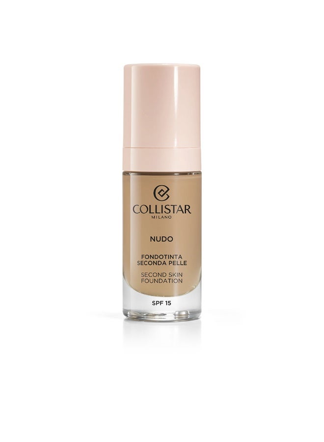 Collistar Nudo Second Skin Foundation SPF15 Color 4N Sabbia 30ml - Image 1