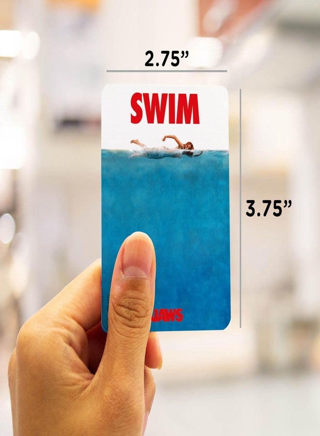 جاماجو مغناطيس غسالة الصحون من جاماجو بتصميم سمكة قرش - مغناطيس مزدوج الجوانب للدلالة على النظافة والاتساخ - منتجات ومقتنيات مرخصة رسميًا من فيلم الفك المفترس - Image 3