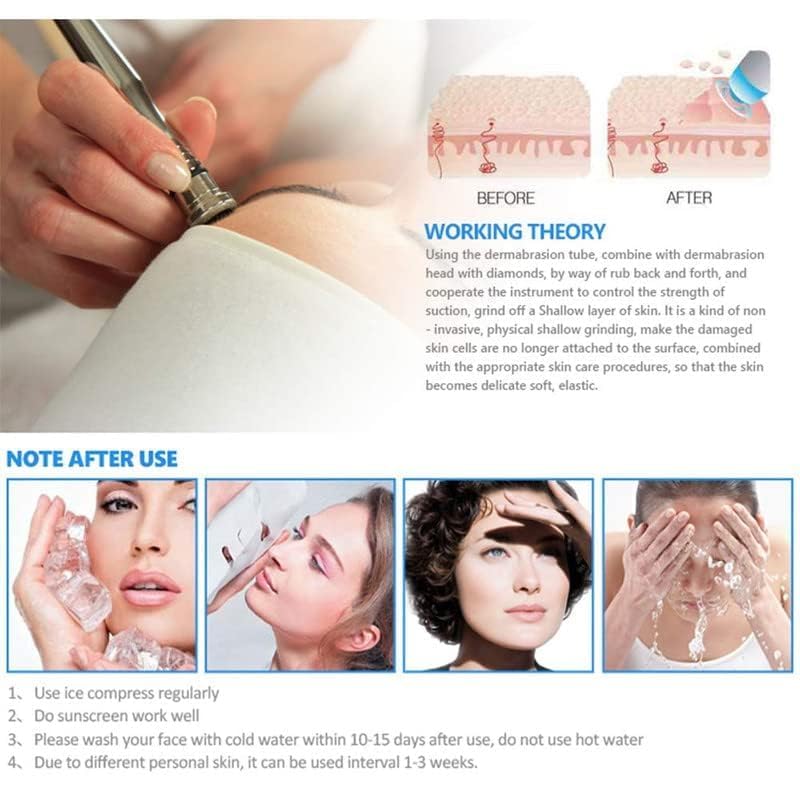 4beauty Therapy 3 in 1 Diamond Microdermabrasion Machine Professional Facial Micro Dermabrasion Skin Care Peeling Blackheads Removal for Home Salon Studio - Image 2