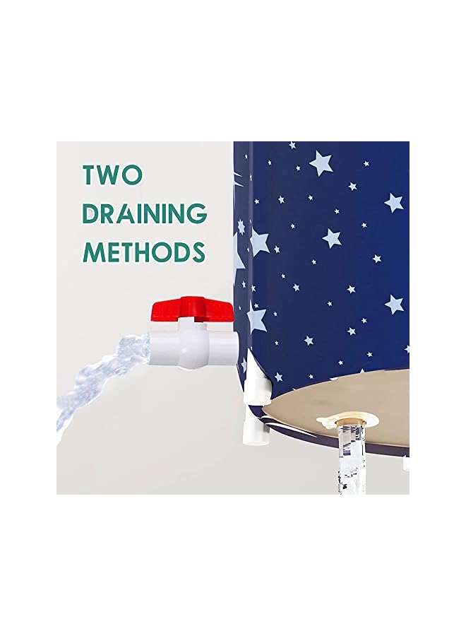 The Bros Portable Folding Bathtub Adult Freestanding Bath Bucket Big Capacity Tubs Bath Washing Storage Portable Pet Bathtub Bathroom Bucket Mobile Bathtub - Image 5