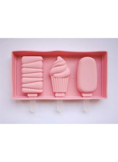 yongsheng Silicone Ice Cube Mould Pink ,Silicone Cake Pop & Cakesicle Mold - Popsicle, Cute Silicone Popsicle Maker Homemade Popsicle Molds Silicone Frozen Ice Popsicle Maker  - Image 4