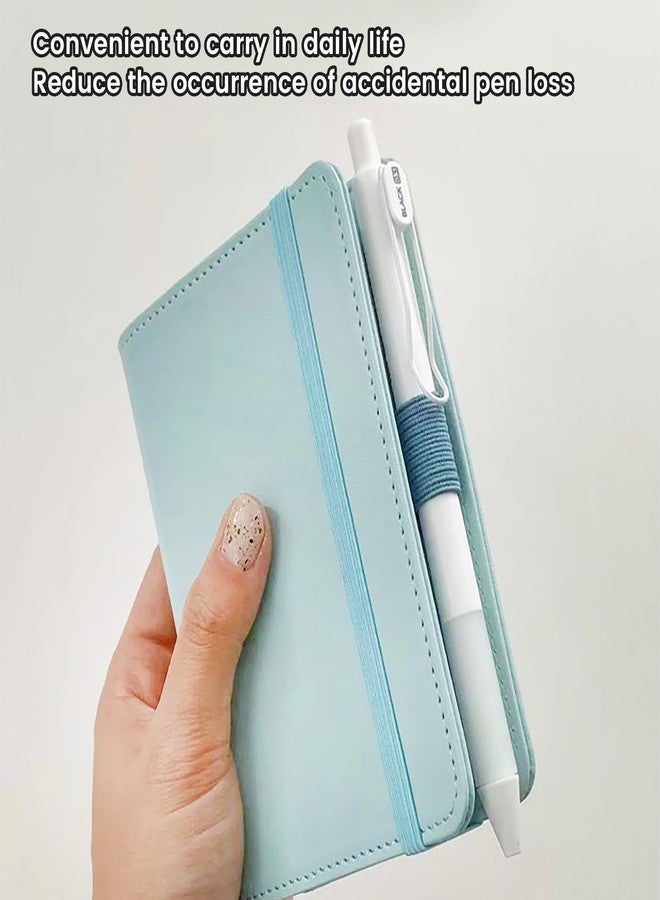 Arbootjin Pen Loop Holder for Notebook 6 Pcs Self Adhesive Pen Holder Colorful Leather Elastic Design Pen Clip Pencil Holder for Notebook Planners Tablet Case Journals - Image 3