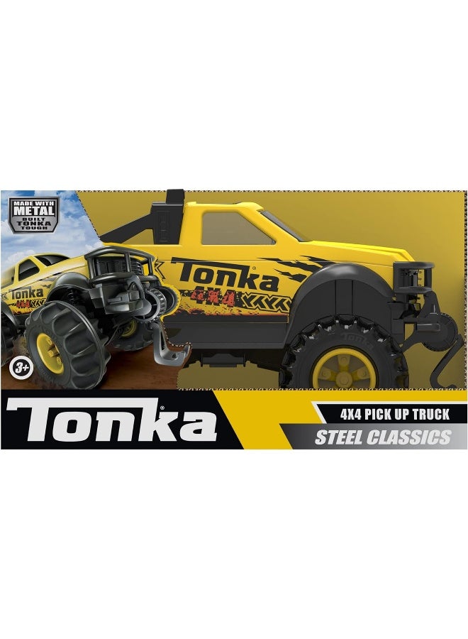 Tonka Steel Classics 4x4 Pickup (FFP) Durable Construction Toy for Kids Aged 3+ - Image 1