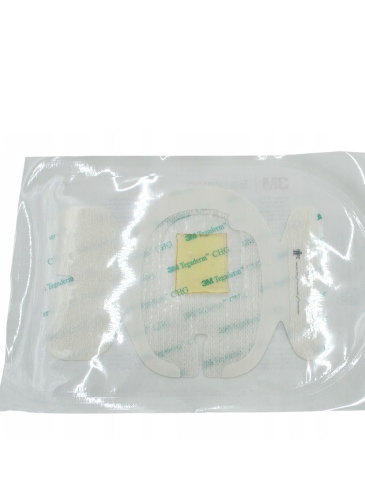 3M 1 Count 3M Tegaderm CHG Chlorhexidine Gluconate IV Secure Dressing, 1657R, 11.5 cm x 8.5 cm - Image 5