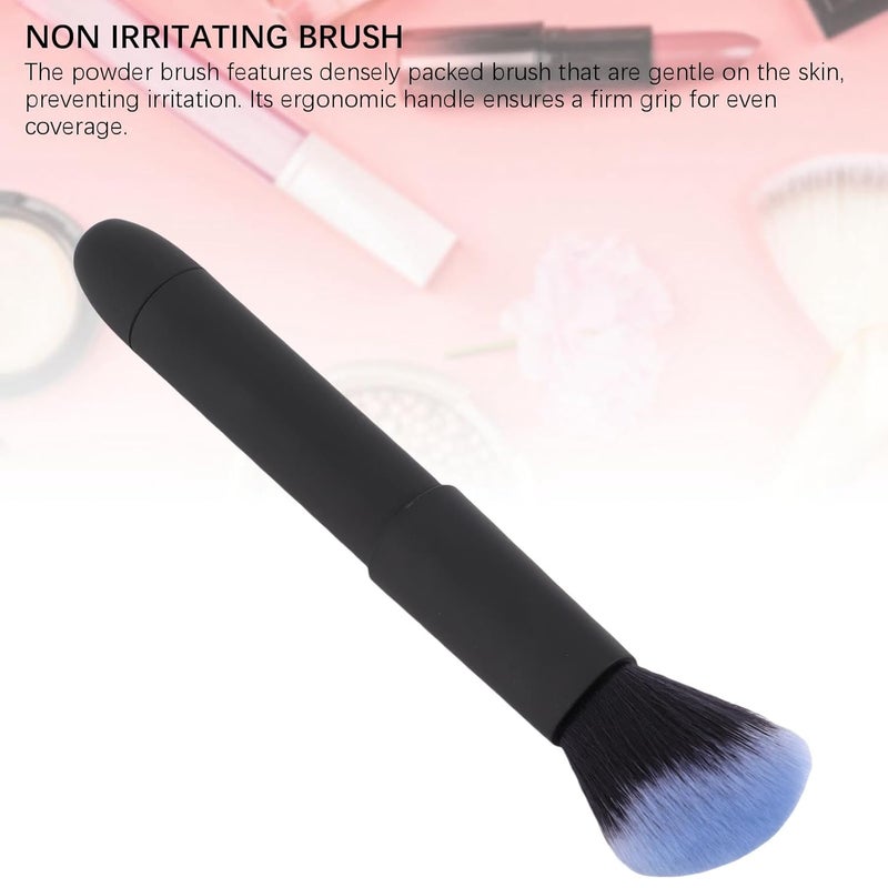 ZJchao 10 Gear Vibration Makeup Brush Rechargeable Electric Foundation Brush with Soft Dense for Loose Powder Blush Black - Image 2