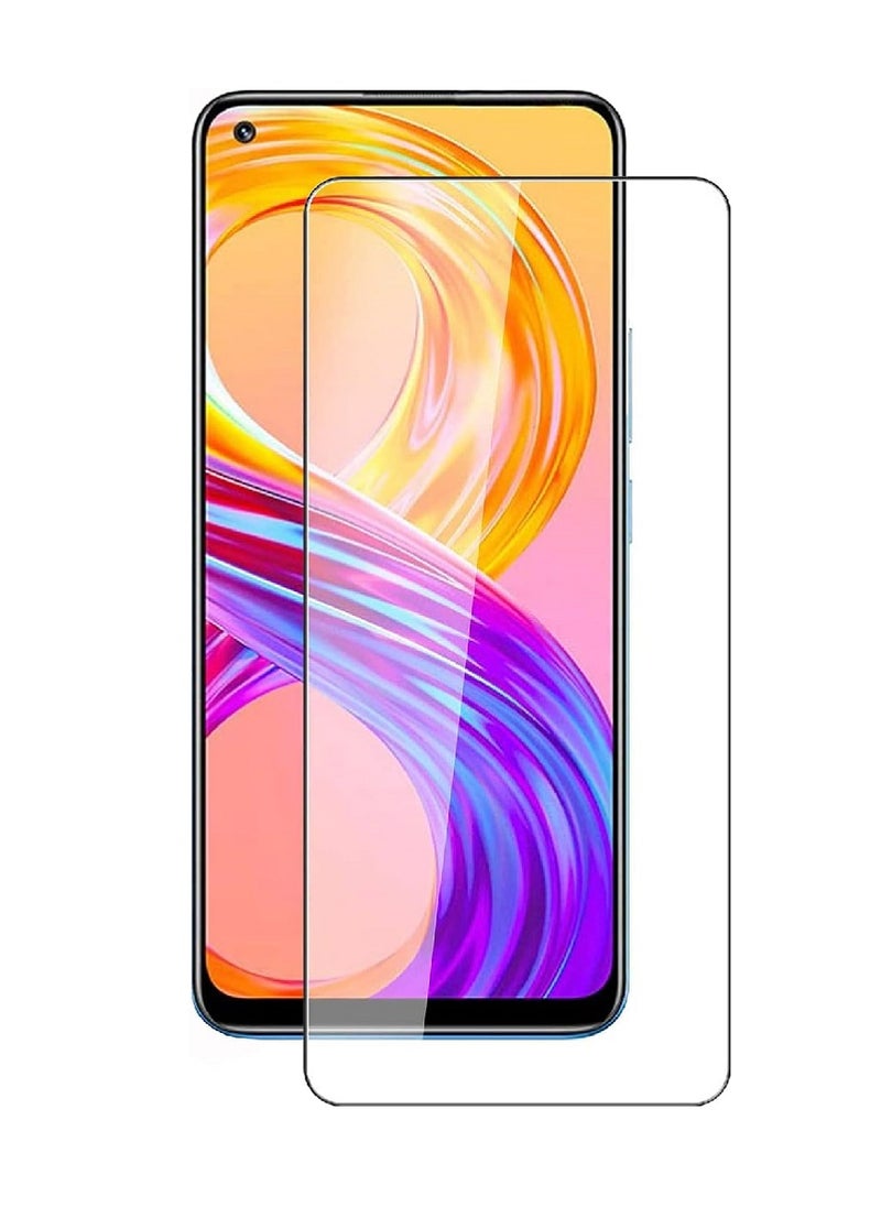 Super Tempered Glass Screen Protector Clear Designed For Realme 8 Pro  Full Screen Coverage And Bubble Free - Image 1